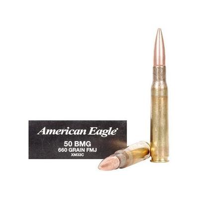 Federal Ammo XM 50 BMG (Anoka Packed) FMJ 660 Grai