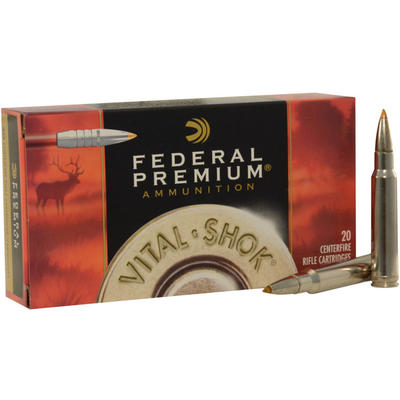 Federal Ammo Vital-Shok 338 Win 200 Grain Trophy B Federal Ammo Vital-Shok 338 Win 200 Grain Trophy B