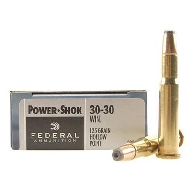 Federal Ammo Power-Shok 30-30 Winchester HP 125 Gr Federal Ammo Power-Shok 30-30 Winchester HP 125 Gr