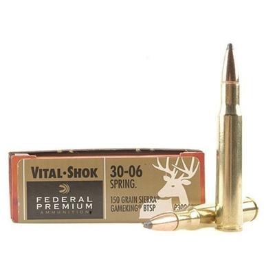 Federal Ammo Vital-Shok 30-06 Springfield Sierra G.