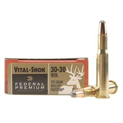 Federal Ammo Vital-Shok 30-30 Winchester Nosler Pa
