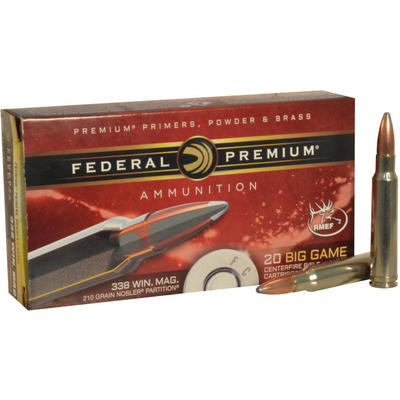 Federal Ammo Vital-Shok 338 Win Mag Nosler Partiti