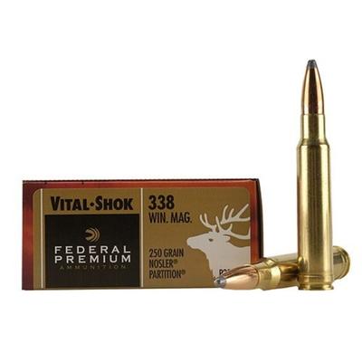 Federal Ammo Vital-Shok 338 Win Mag Nosler Partiti