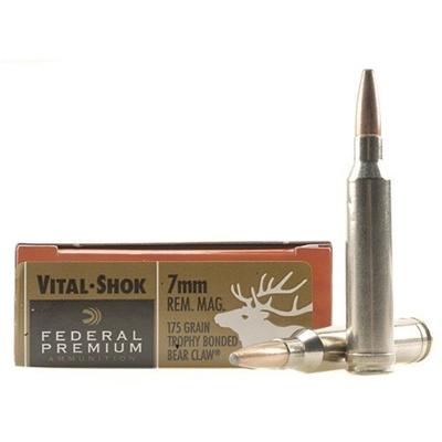 Federal Ammo Vital-Shok 7mm Magnum Trophy Bonded 1