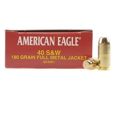 Federal Ammo American Eagle 40 S&W FMJ 180 Gra