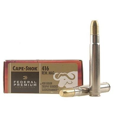 Federal Ammo Cape-Shok 416 Magnum TB Sledgehammer Federal Ammo Cape-Shok 416 Magnum TB Sledgehammer