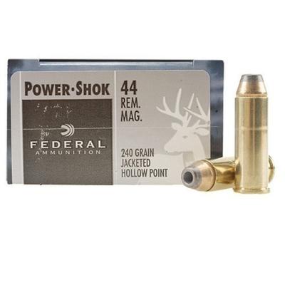 Federal Ammo 44 Magnum JHP 240 Grain 20 Rounds [C4