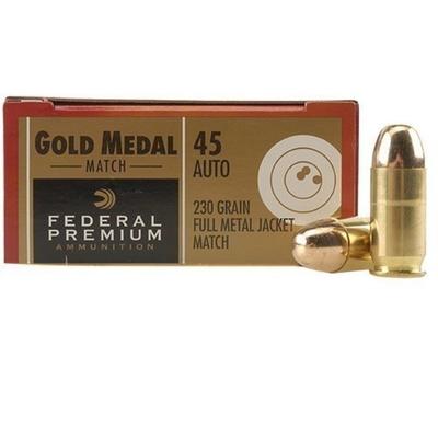 Federal Ammo 45 ACP FMJ 230 Grain 50 Rounds [GM45A
