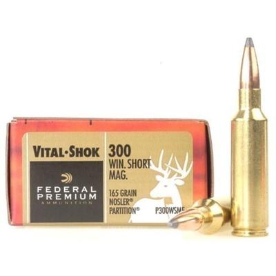 Federal Ammo Vital-Shok 300 WSM Nosler Partition 1 Federal Ammo Vital-Shok 300 WSM Nosler Partition 1
