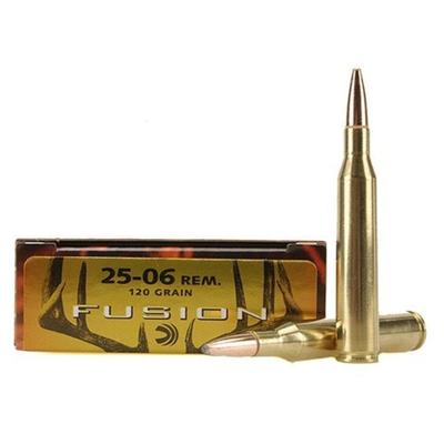Federal Ammo Fusion 25-06 Remington Fusion 120 Gra