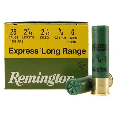 Remington Shotshells Express 28 Gauge 2.75in 3/4oz