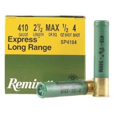 Remington Shotshells Express .410 Gauge 2.5in 1/2o Remington Shotshells Express .410 Gauge 2.5in 1/2o