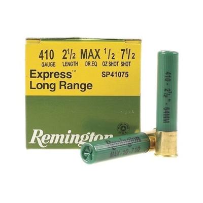 Remington Shotshells Express .410 Gauge 2.5in 1/2o