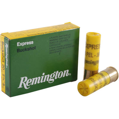 Remington Shotshells 20 Gauge #3-Buckshot 5 Rounds