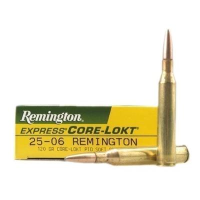 Remington Ammo 25-06 Rem Core-Lokt PSP 120 Grain 2