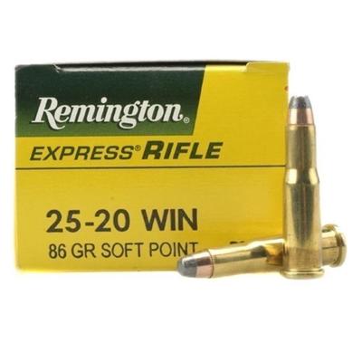 Remington Ammo 25-20 Winchester 86 Grain Core-Lokt