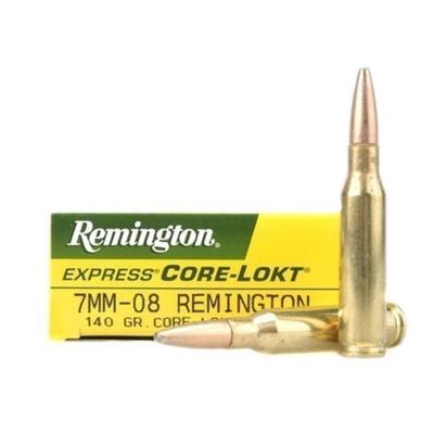 Remington Ammo Core-Lokt 7mm-08 Remington PSP 140 Remington Ammo Core-Lokt 7mm-08 Remington PSP 140