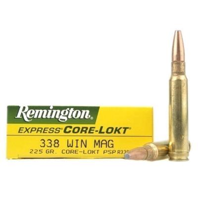 Remington Ammo Core-Lokt 338 Win Mag PSP 225 Grain