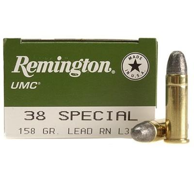 Remington Ammo UMC 38 Special RN 158 Grain 50 Roun