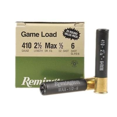 Remington Shotshells Game Loads .410 Gauge 2.5in 1