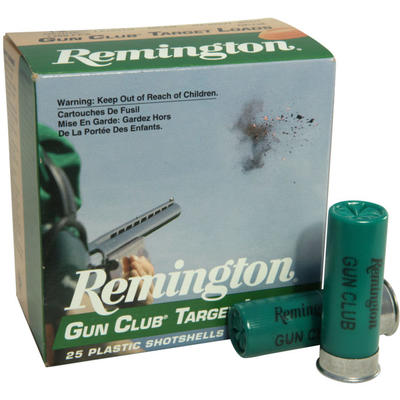 Remington Shotshells Gun Club Target 12 Gauge 2.75