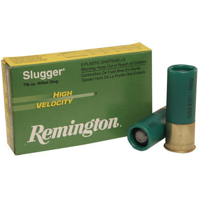 Remington Shotshells Slugger HV Slugs 12 Gauge 2.7 Remington Shotshells Slugger HV Slugs 12 Gauge 2.7