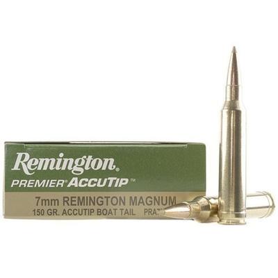 Remington Ammo 7mm Magnum AccuTip 150 Grain 20 Rou