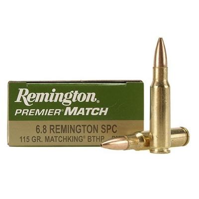 Remington Ammo 6.8mm Remington BTHP 115 Grain 20 R