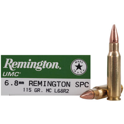 Remington Ammo UMC 6.8mm Remington SPC 115 Grain M