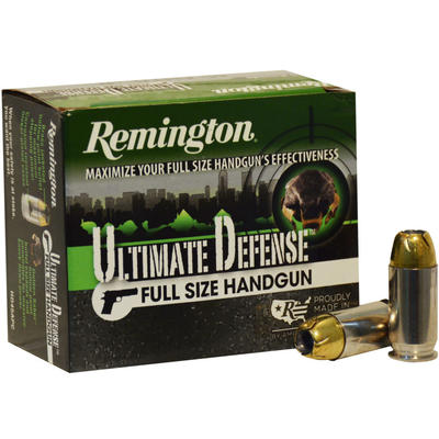 Remington Ammo Defense 45 ACP 185 Grain JHP 20 Rou Remington Ammo Defense 45 ACP 185 Grain JHP 20 Rou