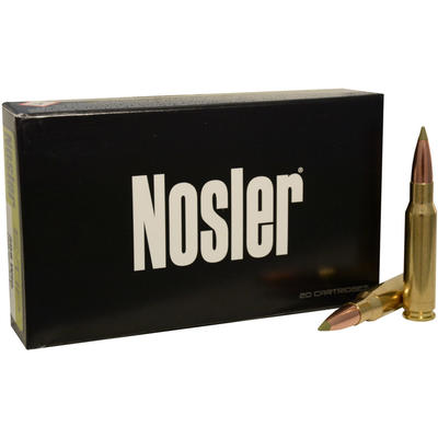 Nosler Ammo Hunting 308 Winchester 168 Grain E-Tip