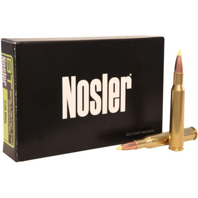Nosler Ammo Hunting 270 Winchester 140 Grain 20 Ro