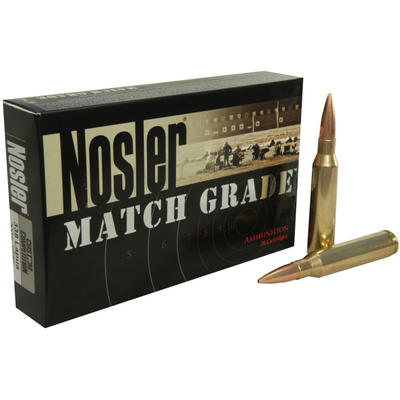 Nosler Ammo Match 338 Lapua Magnum HP 300 Grain 20