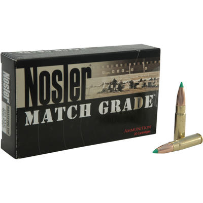 Nosler Ammo Match 300 Blackout/Whisper HP 125 Grai
