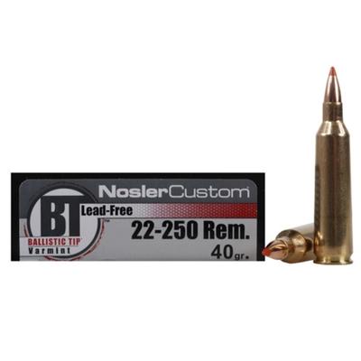 Nosler Ammo Trophy Grade 22-250 Remington 40 Grain
