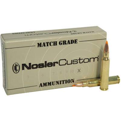 Nosler Ammo Trophy 223 Remington Ballistic Tip 60