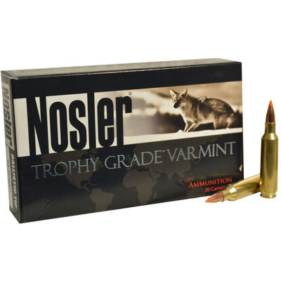 Nosler Ammo Trophy 22 Nosler 55 Grain Ballistic Ti Nosler Ammo Trophy 22 Nosler 55 Grain Ballistic Ti