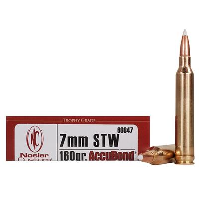 Nosler Ammo Trophy 7mm STW 160 Grain AccuBond 20 R