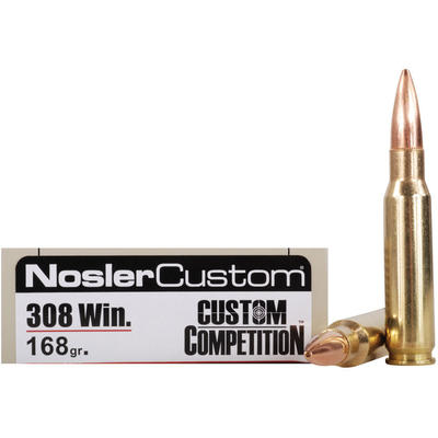 Nosler Ammo 308 Winchester 165 Grain Custom 20 Rou Nosler Ammo 308 Winchester 165 Grain Custom 20 Rou