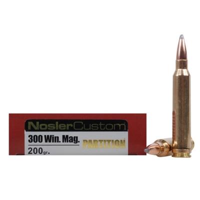 Nosler Ammo Trophy 300 Win Mag 200 Grain Nosler Pa