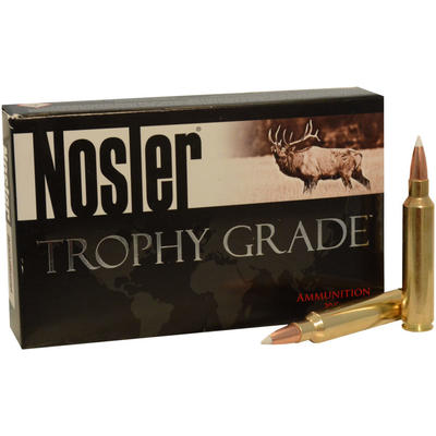 Nosler Ammo Trophy Grade 30 Nosler 180 Grain AccuB