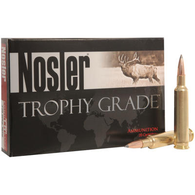 Nosler Ammo Trophy 270 Weatherby Magnum 150 Grain