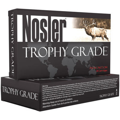 Nosler Ammo Trophy Grade 22 Nosler 70 Grain AccuBo