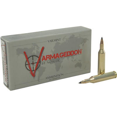 Nosler Ammo Varmageddon 17 Remington Flat Base Tip
