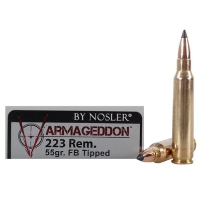 Nosler Ammo Varmageddon 223 Remington Flat Base Ti
