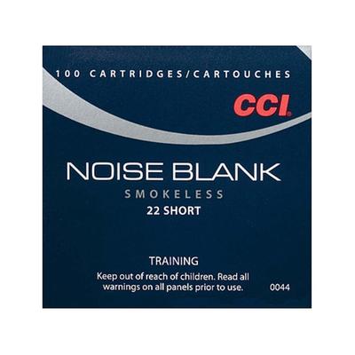 CCI Blank Ammo Noise .22 Short 100 Rounds [0044]