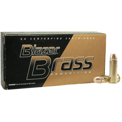 CCI Ammo Blazer Brass 38 Special FMJ Flat Nose 125