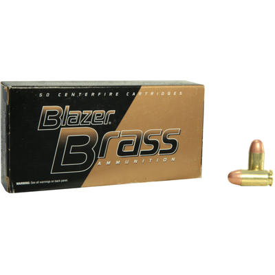 CCI Ammo Blazer Brass 45 ACP FMJ 230 Grain 50 Roun