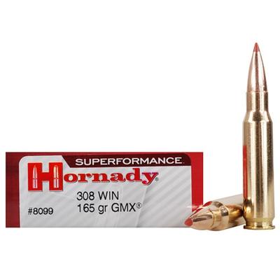 Hornady Ammo GMX 308 Winchester GMX 165 Grain 20 R