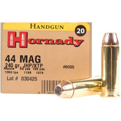 Hornady Ammo 44 Magnum XTP JHP 240 Grain 20 Rounds